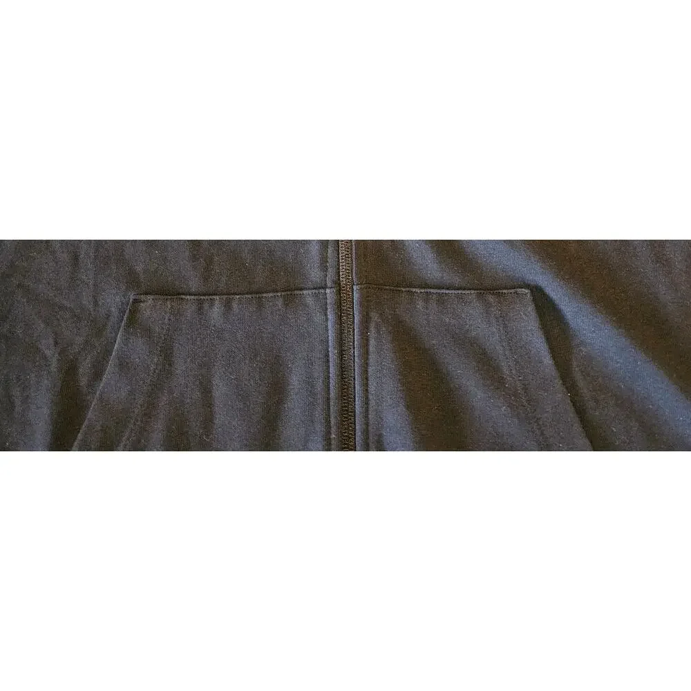 NWOT Woman's Nike Full Zip Hooded Jacket Sweatshirt Black Size XL